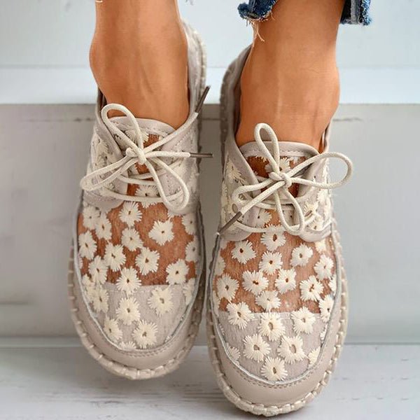 Elly | Bloemenmotief Sneakers