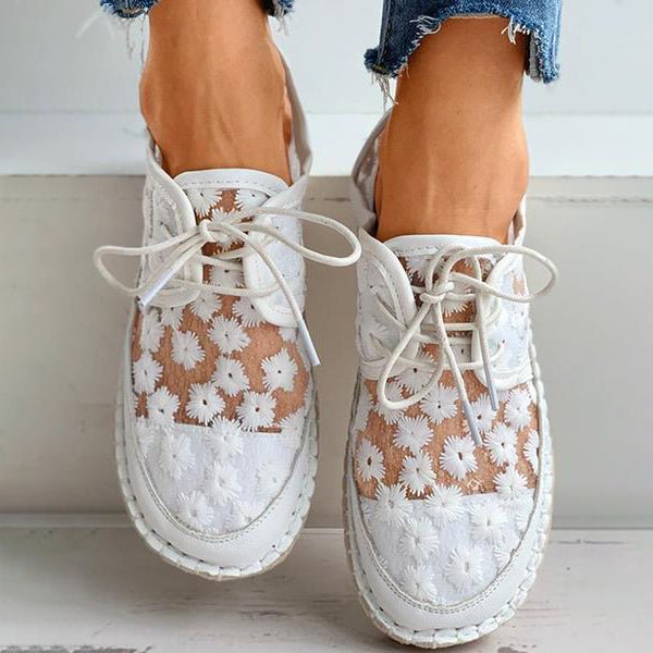 Elly | Bloemenmotief Sneakers