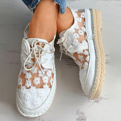 Elly | Bloemenmotief Sneakers