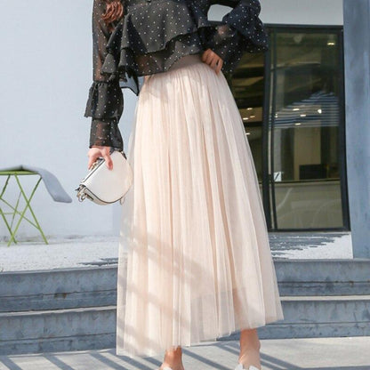 Heleen | Elegante Tulle Maxi Rok