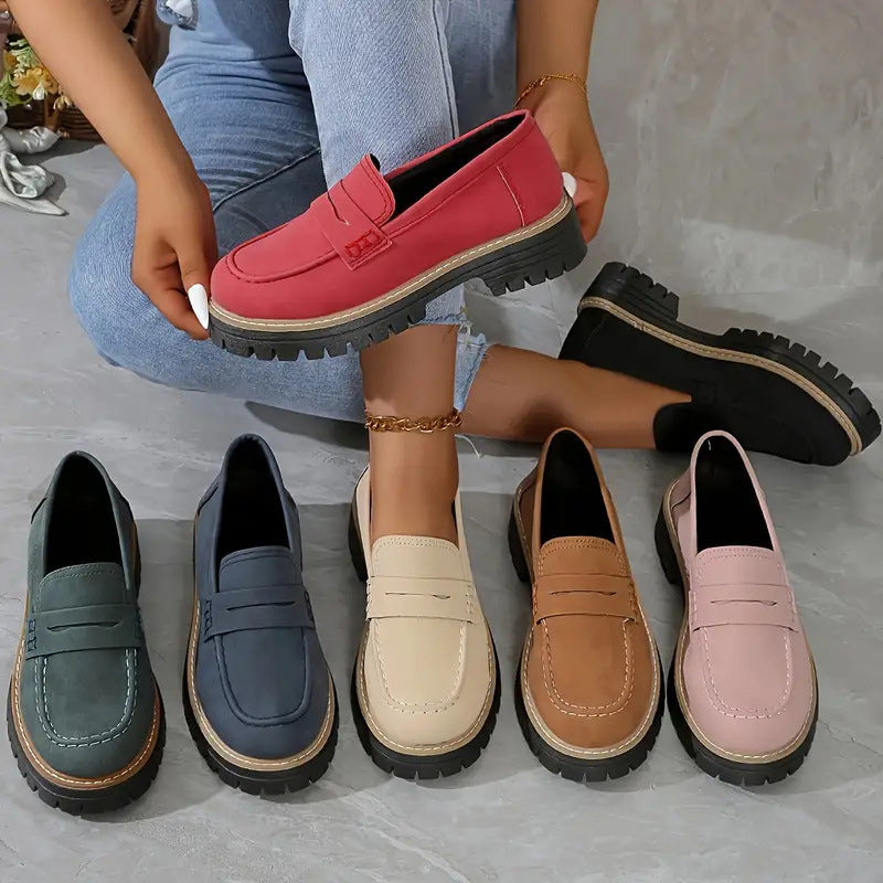 Brette | Stoere Platform Loafers