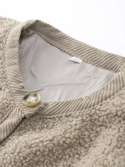 Ester | Teddy Knit Cardigan met Knopen