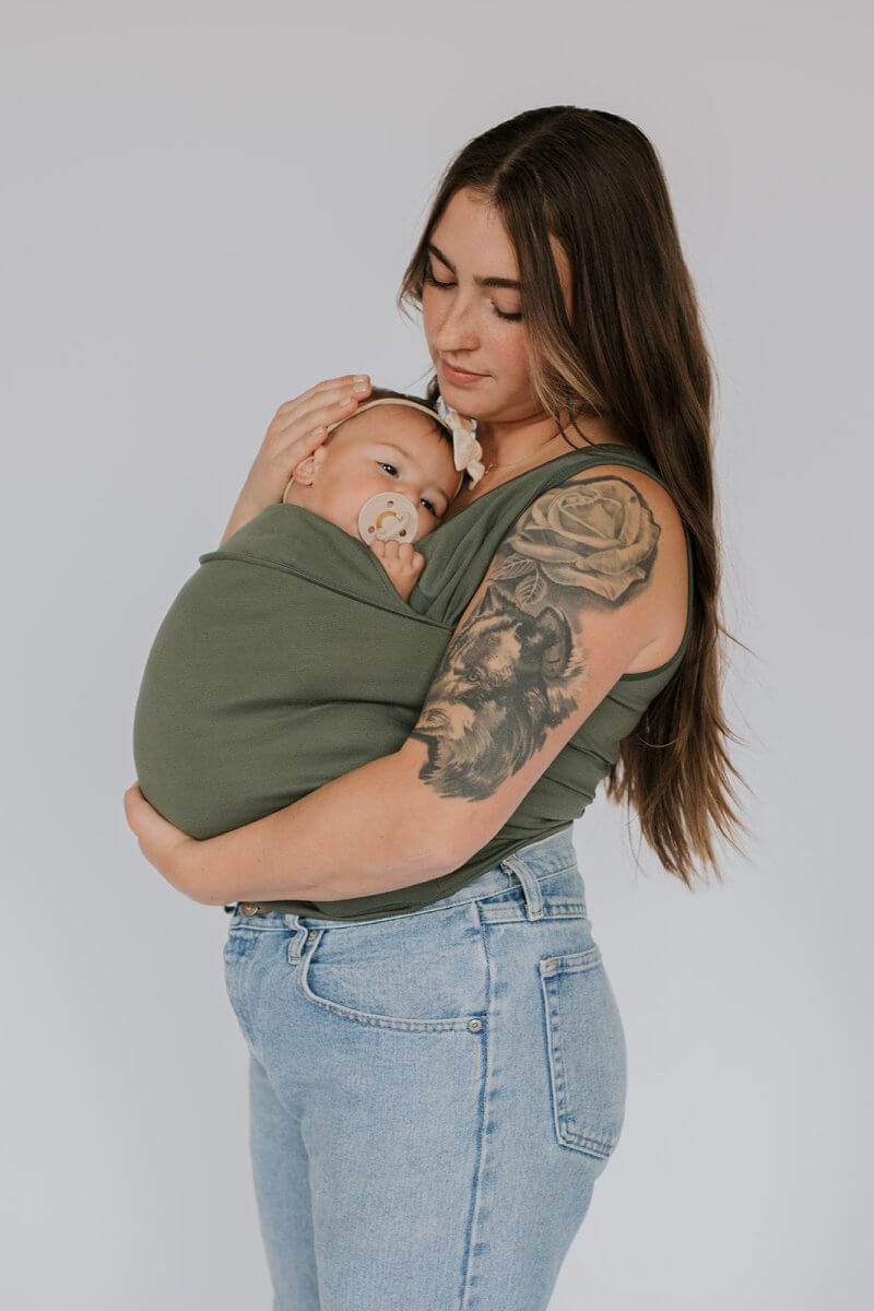 Comfortabele Unisex Draagshirt met Elastische Baby Draagzak