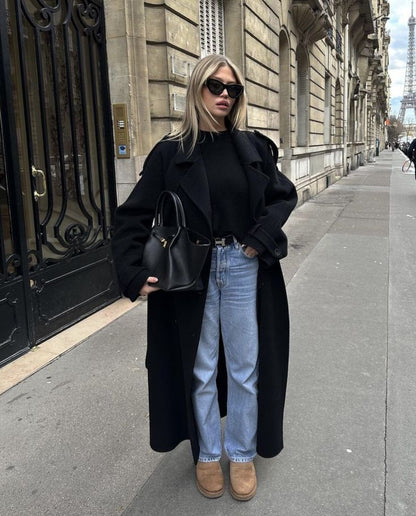 Trench Coat Long Oversize pour Femme - Emilia Lane
