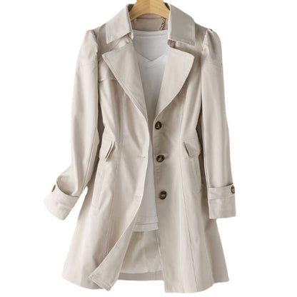 Trench Coat Mi-Long pour Femme - Emilia Lane