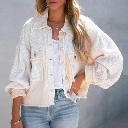 Manteau tendance et confortable pour dames avec poches