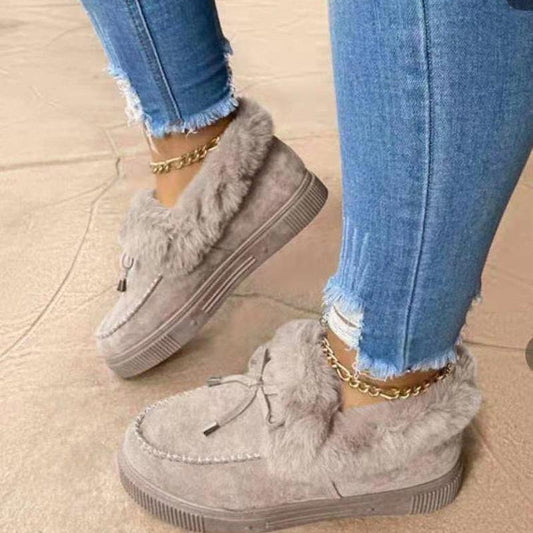 Warme Comfortabele Dames Pantoffel Met Luxe Bont