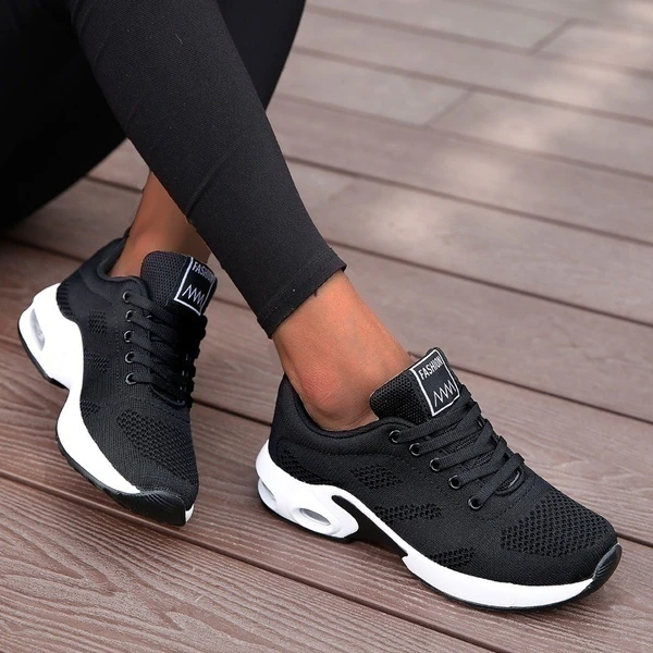 Damskie sneakersy oddychające i lekkie z elastyczną podeszwą