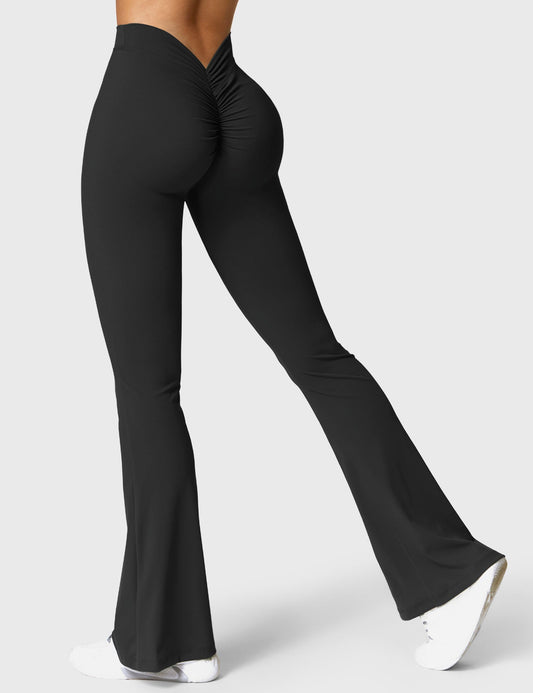 Mary | Flared Scrunch Leggings