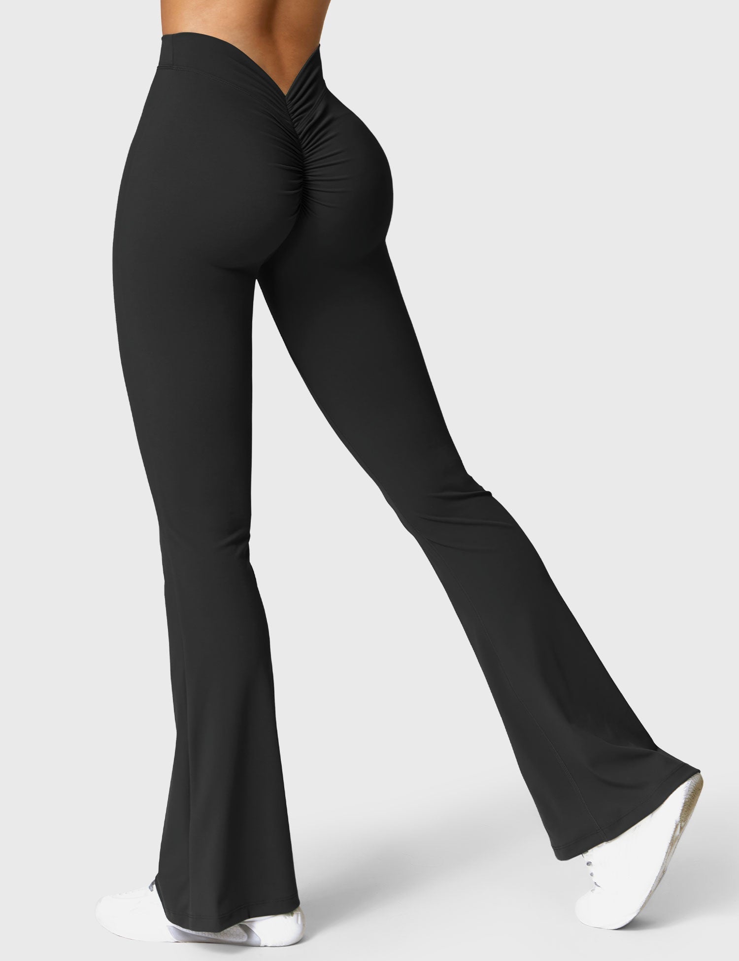 Mary | Leggings Évasés avec Effet Froncé