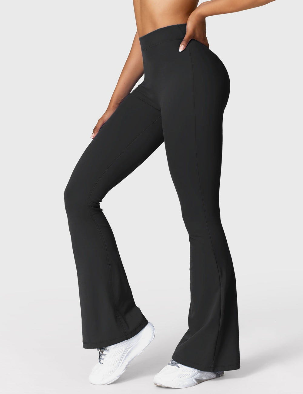 Mary | Leggings Évasés avec Effet Froncé