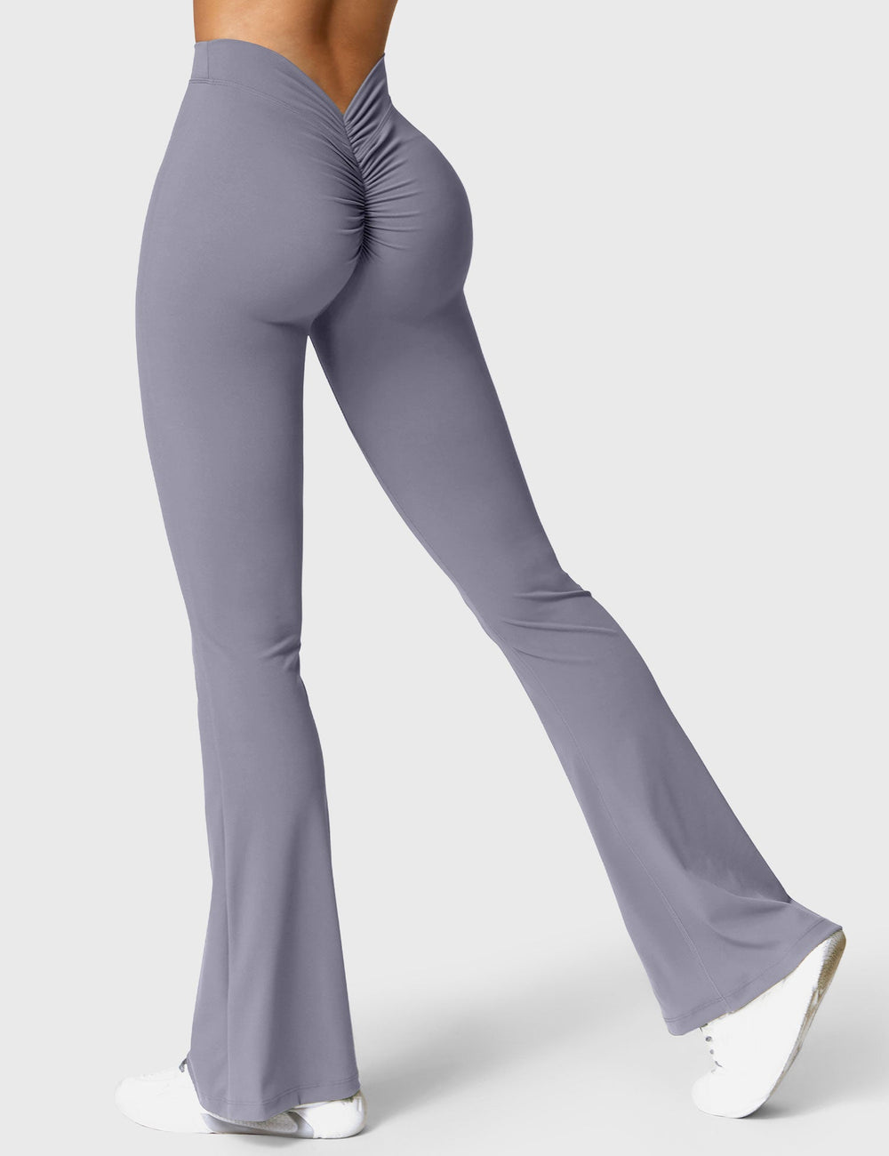 Mary | Leggings Évasés avec Effet Froncé