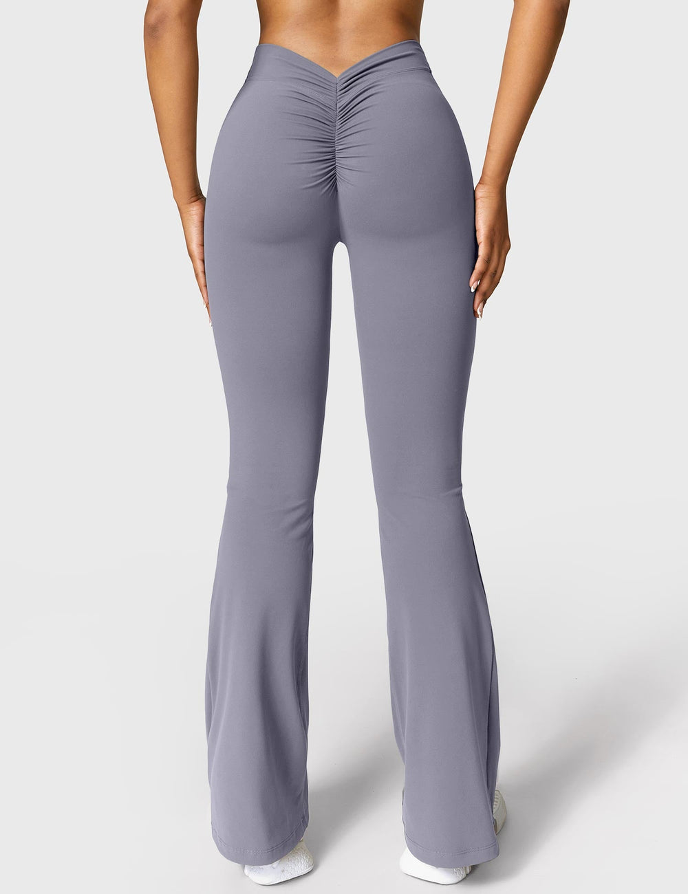 Mary | Leggings Évasés avec Effet Froncé