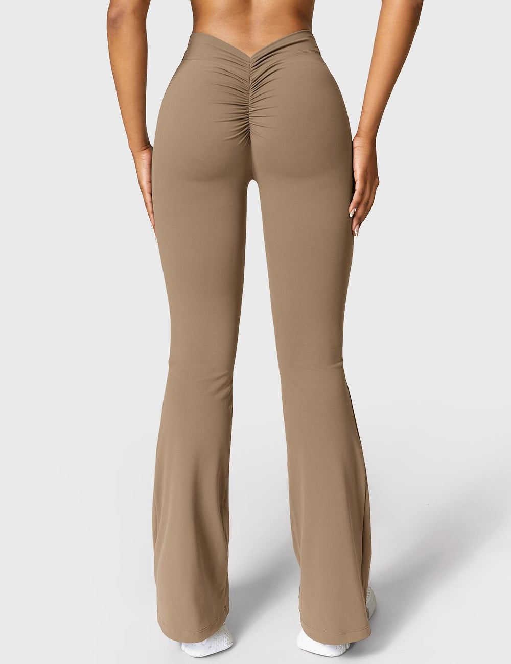 Mary | Leggings Évasés avec Effet Froncé