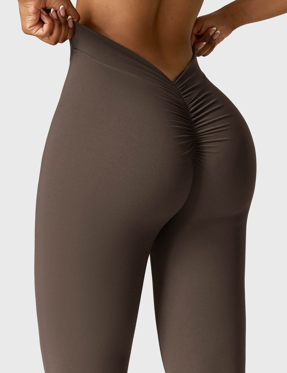 Mary | Leggings Évasés avec Effet Froncé