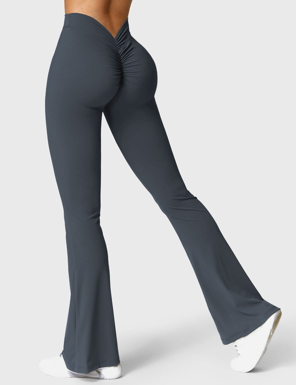 Mary | Leggings Évasés avec Effet Froncé
