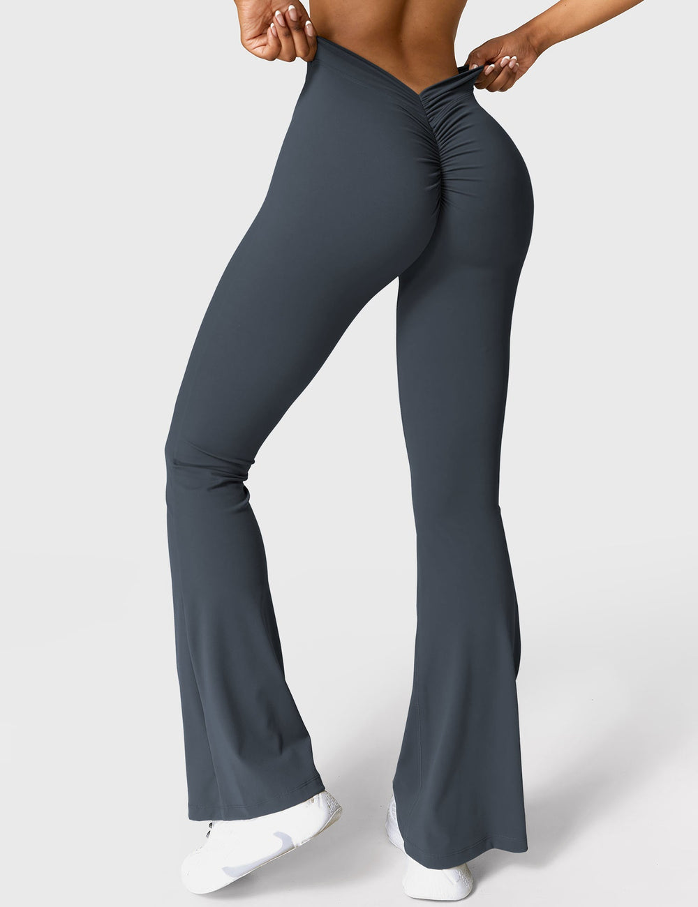 Mary | Leggings Évasés avec Effet Froncé
