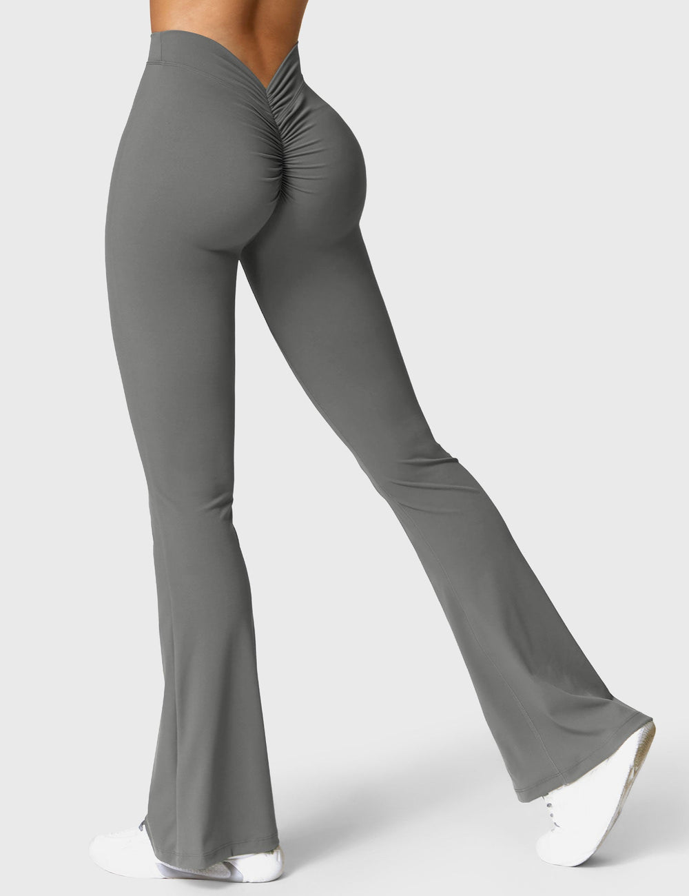 Mary | Leggings Évasés avec Effet Froncé
