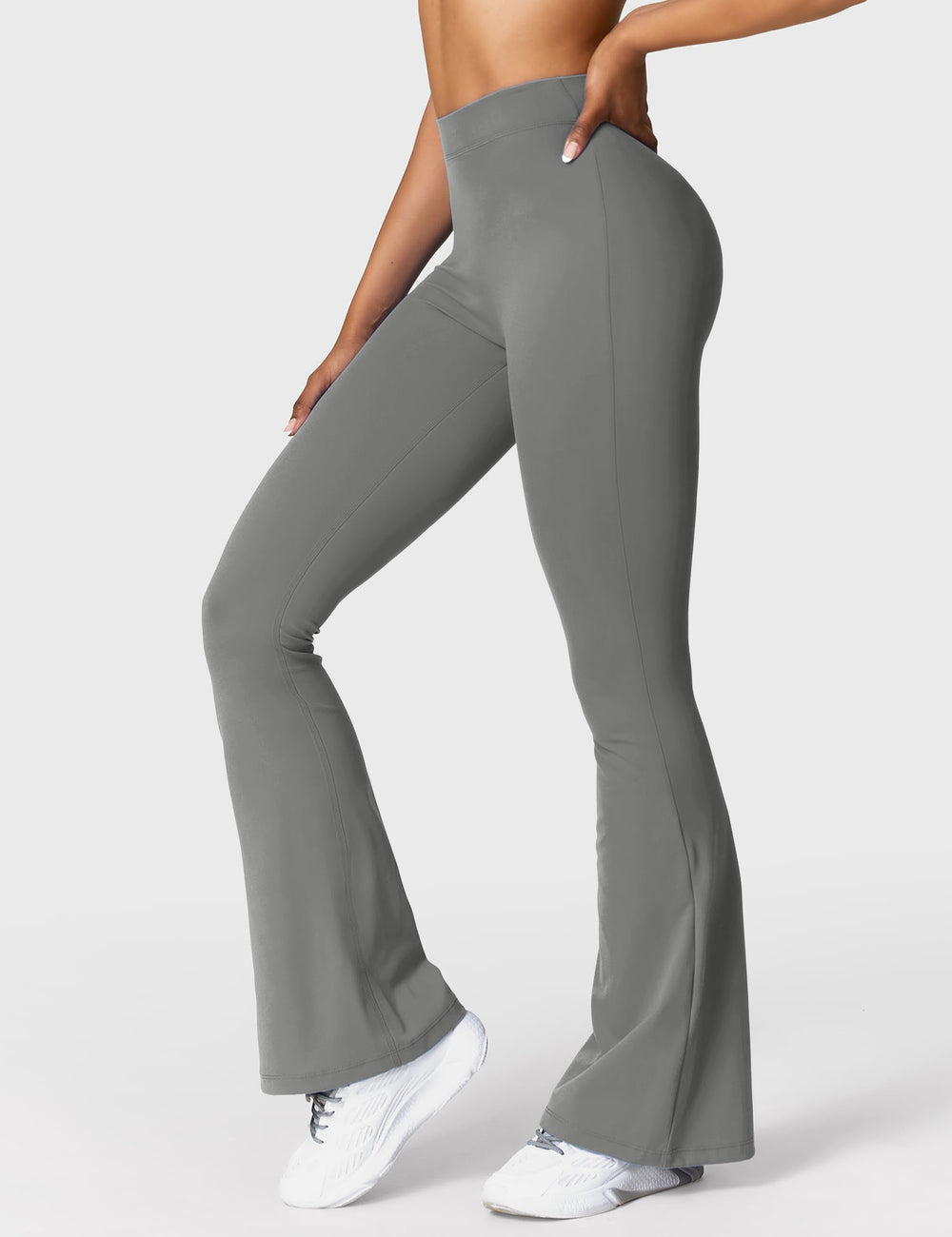 Mary | Leggings Évasés avec Effet Froncé