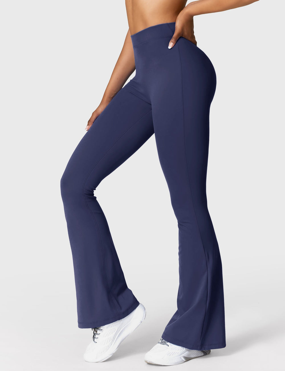 Mary | Leggings Évasés avec Effet Froncé