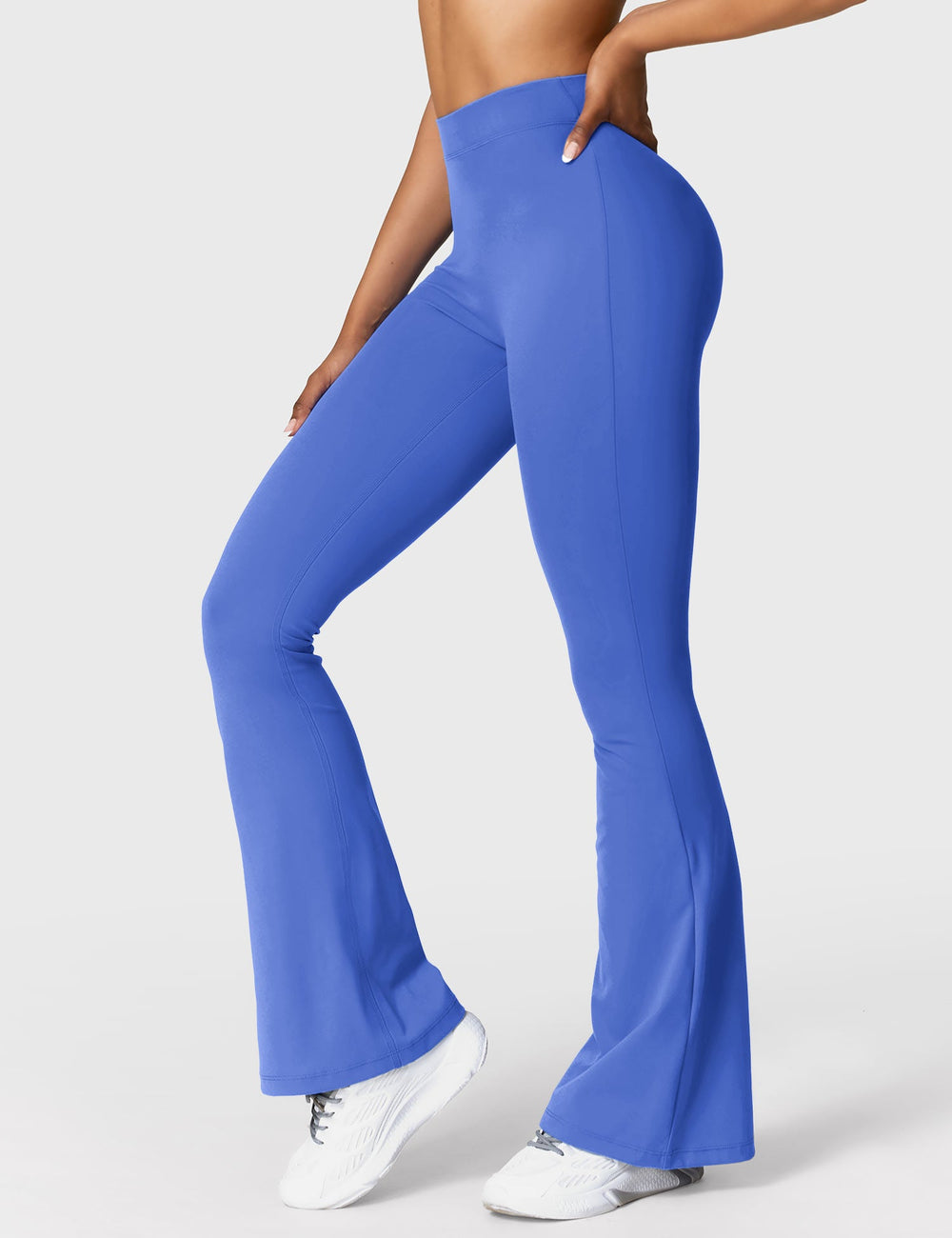 Mary | Leggings Évasés avec Effet Froncé