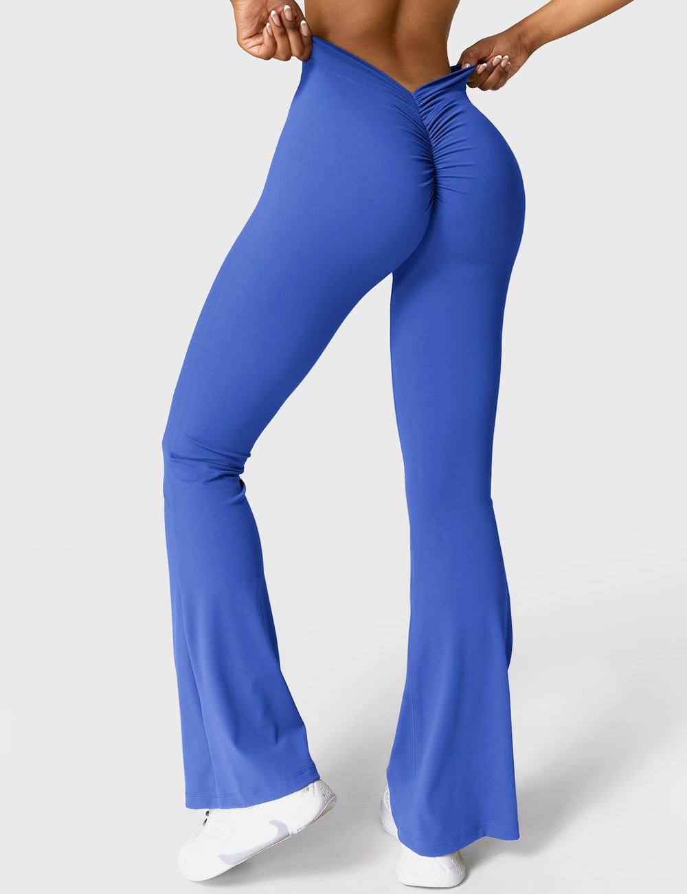 Mary | Leggings Évasés avec Effet Froncé