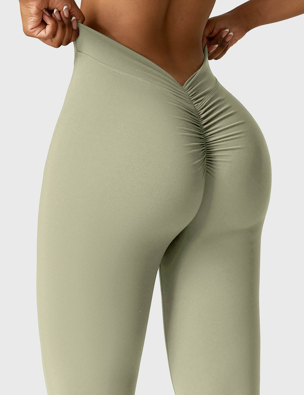 Mary | Leggings Évasés avec Effet Froncé