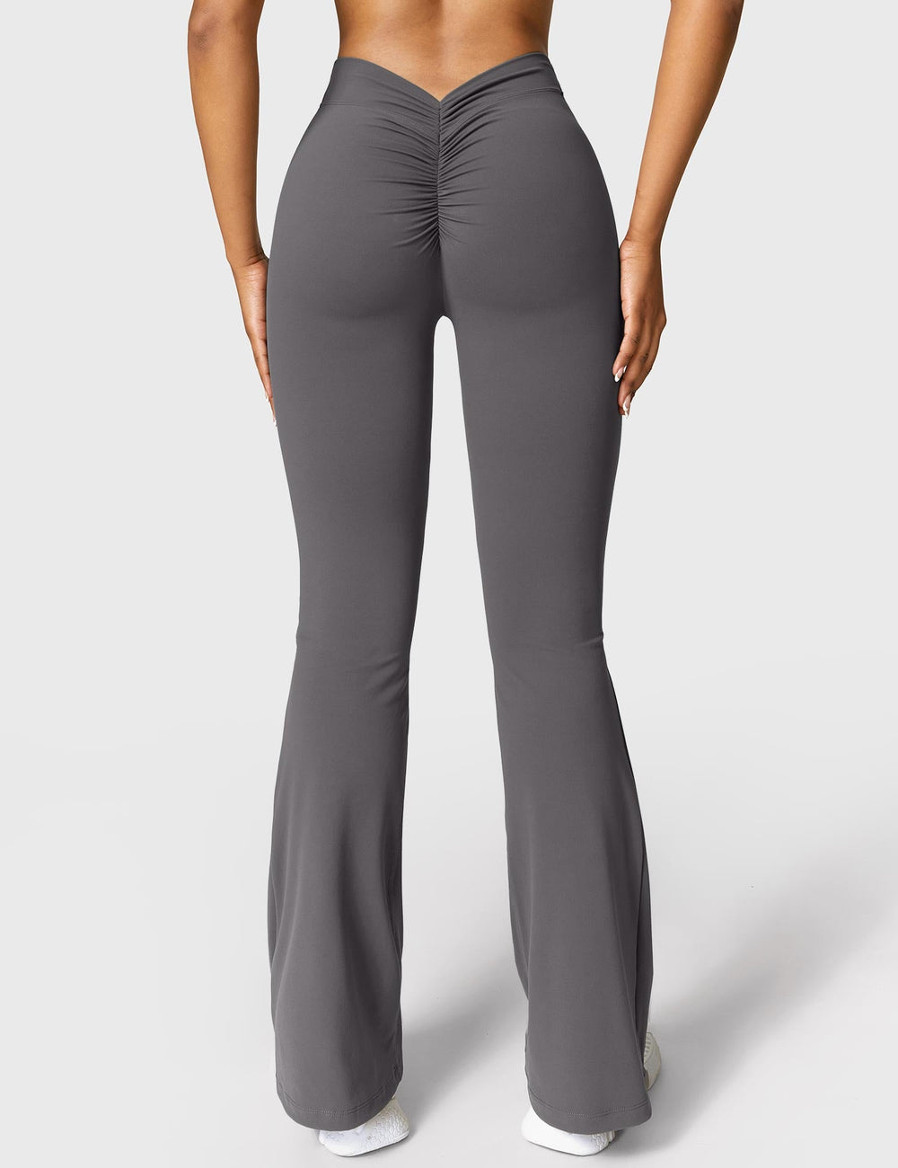 Mary | Leggings Évasés avec Effet Froncé