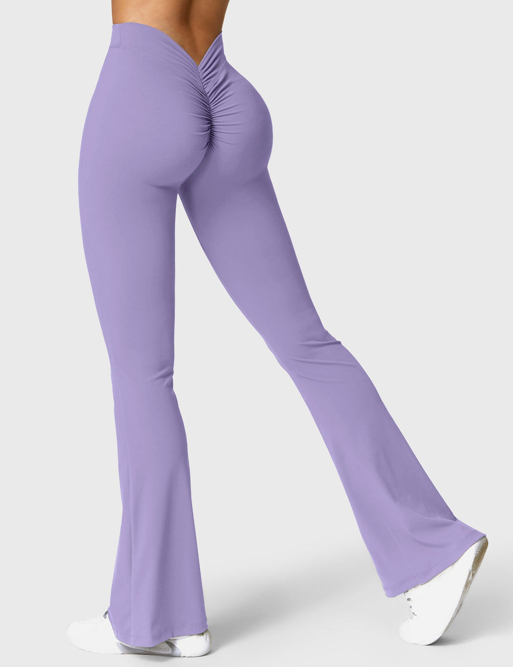 Mary | Leggings Évasés avec Effet Froncé