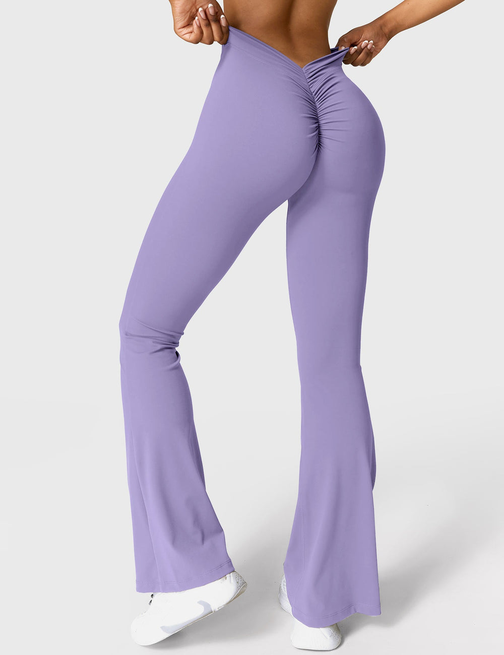 Mary | Leggings Évasés avec Effet Froncé