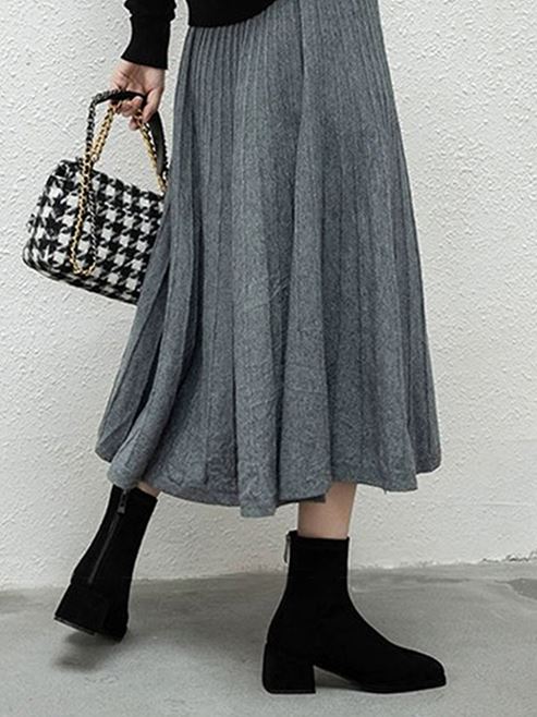 Zachte Enkellaarsjes Dames Met Aansluitende Pasvorm En Blokhak